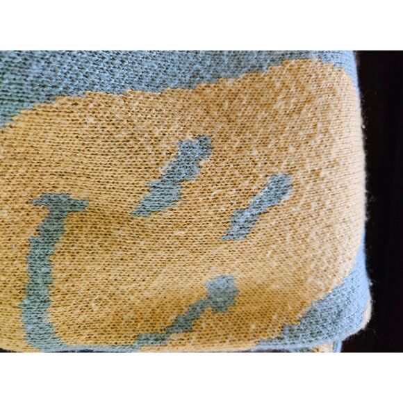 Smiley Face green & yellow sweater - altar'd state size L - Picture 6 of 6